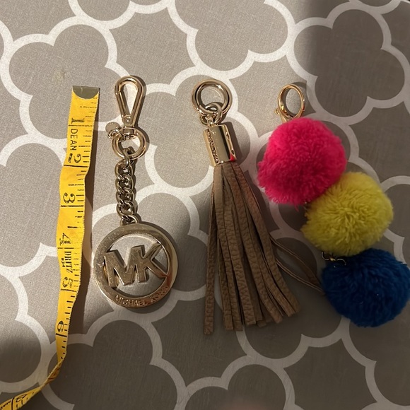 Michael Kors keychain bundle plus poof keychain - Picture 10 of 10
